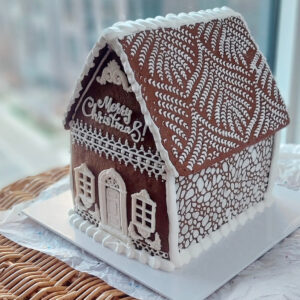 SEVEN INCHES GINGERBREAD HOUSES