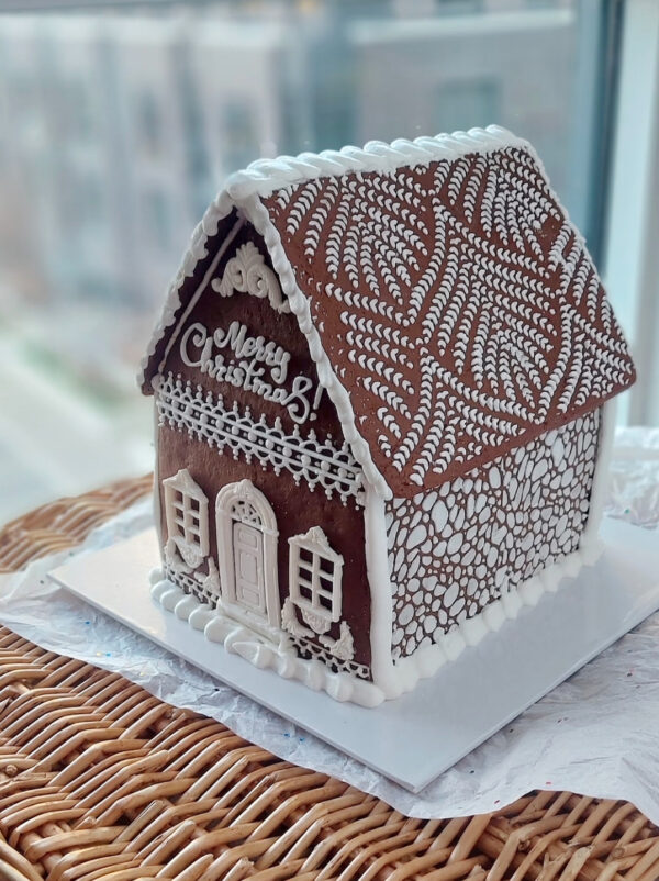 SEVEN INCHES GINGERBREAD HOUSES